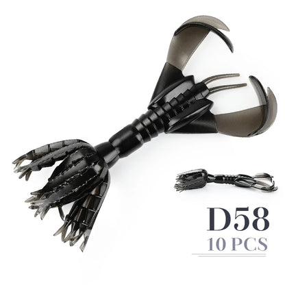 Skirted Craw Soft Plastic (3.2"/5G/10pcs) - Duke's Fishing Supply