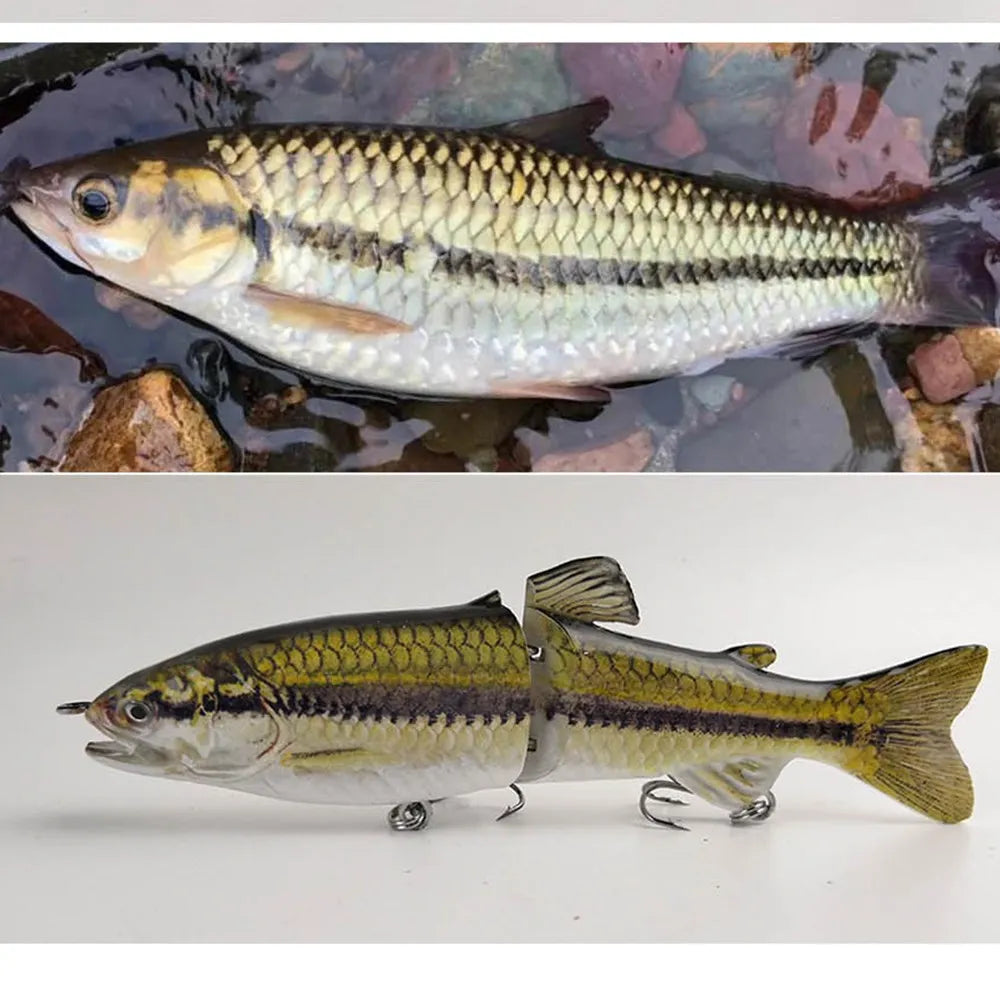 Premium Ultra-Realistic Jointed Swimbait - Duke's Fishing Supply