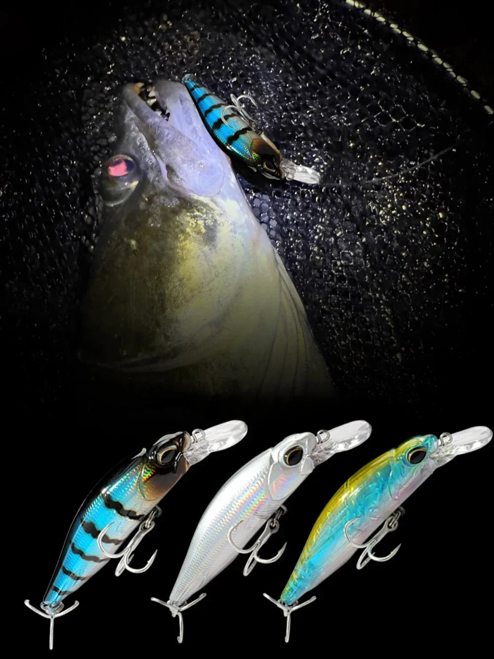 Fishing Lure Kit Floating 8.5g Bait Sinking Minnow 5g Wobbler Swimbait Carp Fishing Tackle Rattle Cranbait Set Pesca Jerkbait - Duke's Fishing Supply