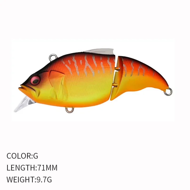 Slow Sinking Jointed Swimbait (0.3"/10g) - Duke's Fishing Supply