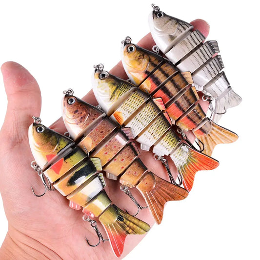 Sinking Jointed Swimbait (Various Sizes) - Duke's Fishing Supply